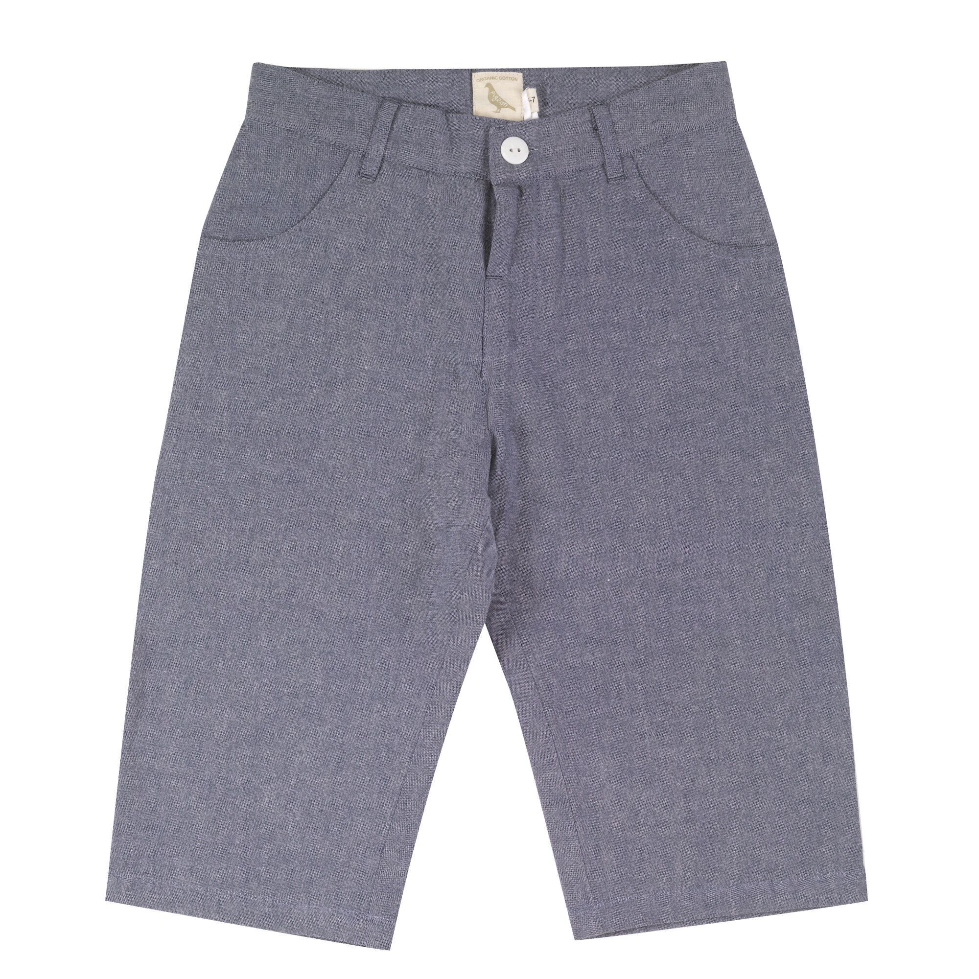 Pigeon Long Chambray Shorts