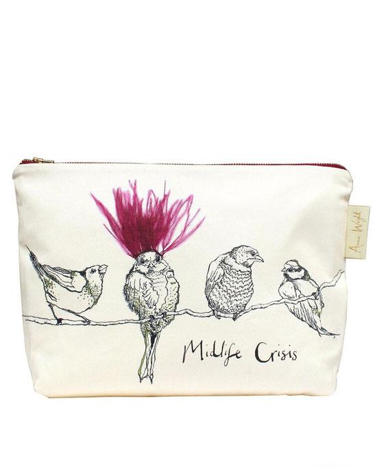 Anna Wright Pink Midlife Crisis Wash Bag