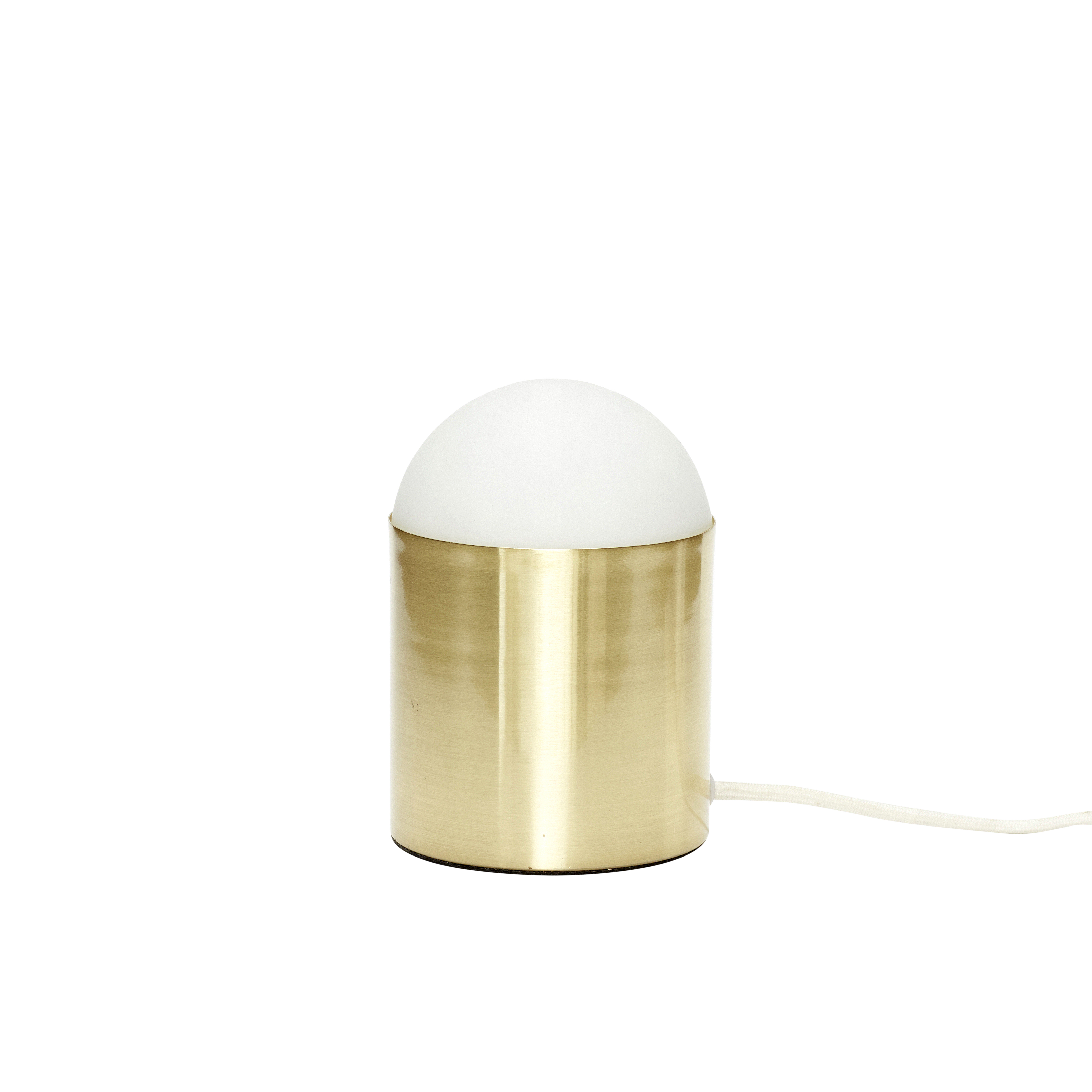Hubsch Table Lamp, Glass/Brass