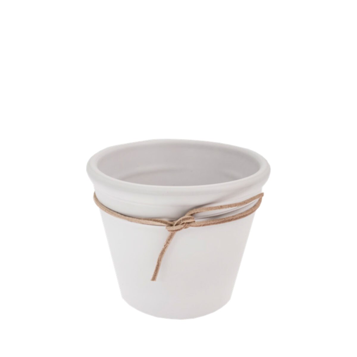 Storefactory Kuntstorp Medium White Ceramic Pot