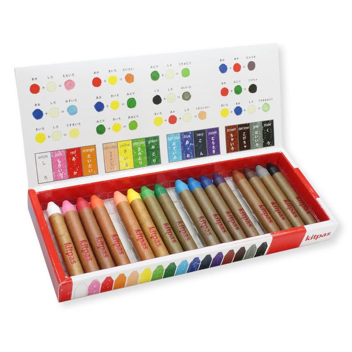 Kitpas Kitpas Crayon Medium 16 Colours