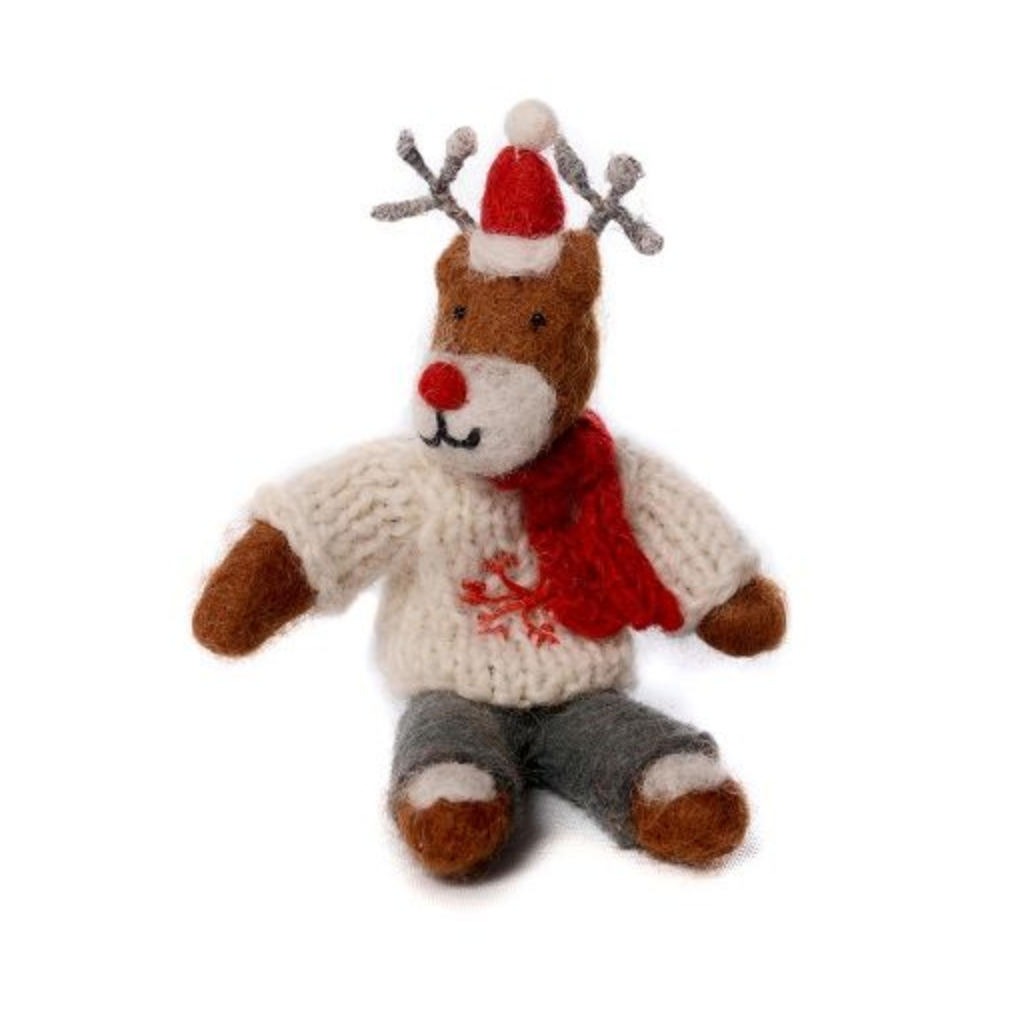 Amica Reindeer in Jumper Decoration
