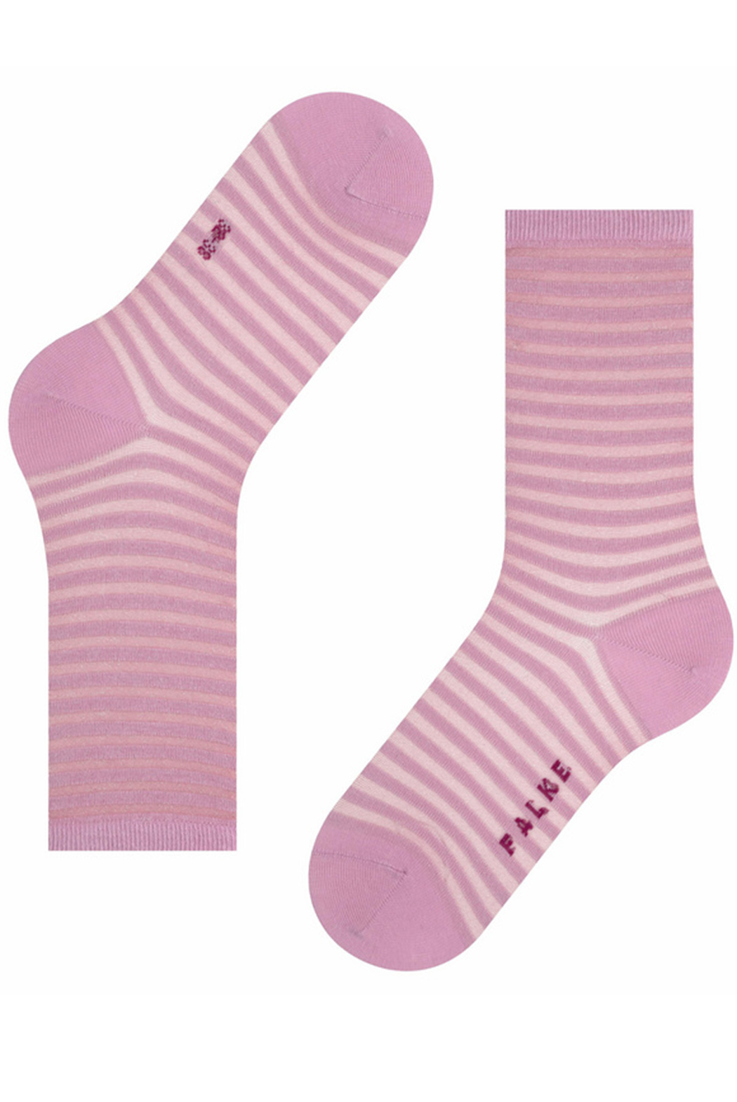 Rose Water Flash Rib Socks -