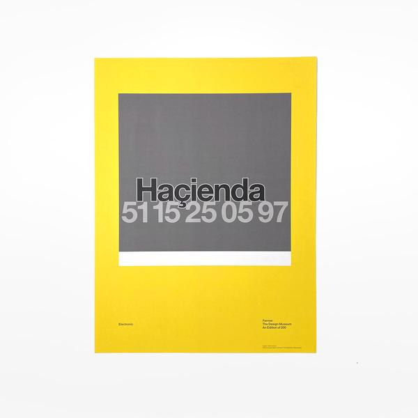 Hacienda 15th Birthday Poster