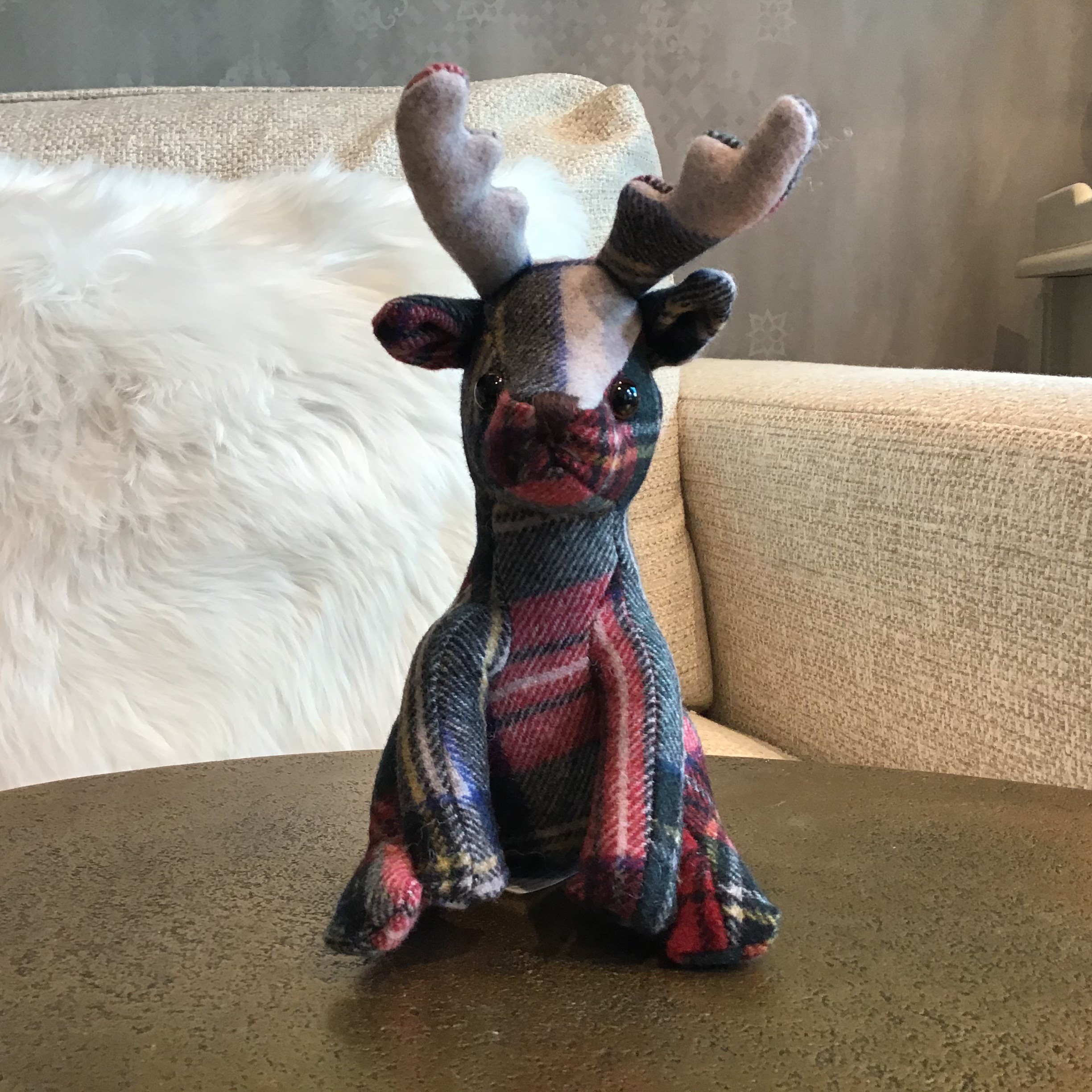 Paperweight - Plaid Stag 