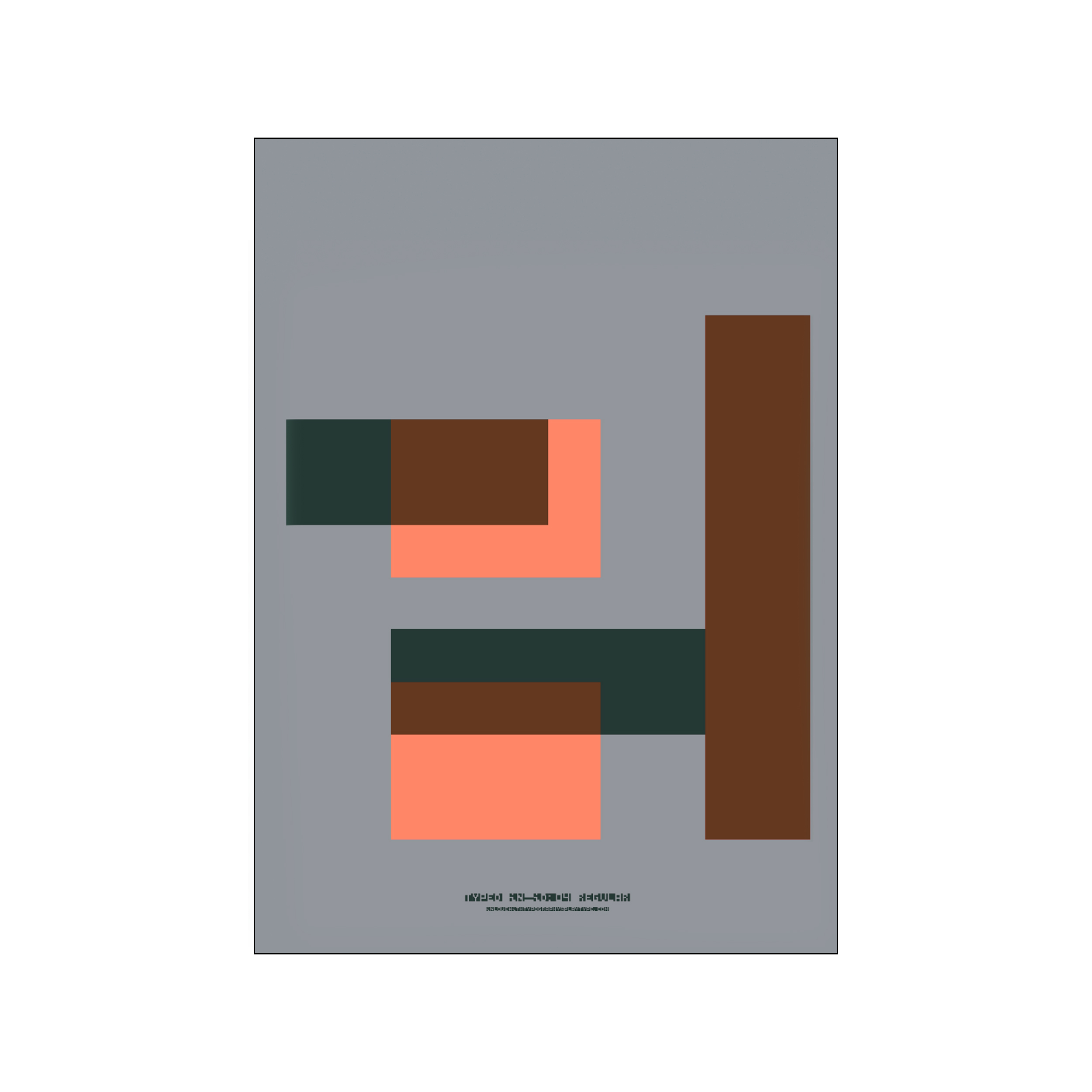 PLTY ILWT - AZ Poster - In Love With Typography - 70x100 cm