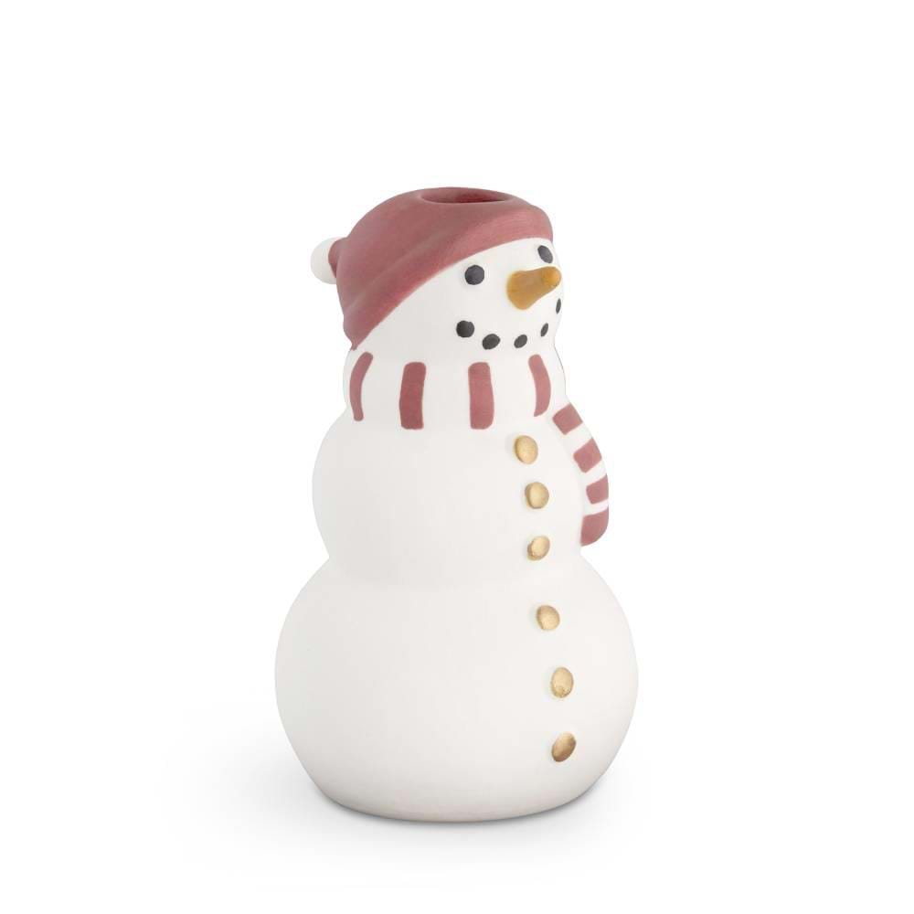 Kähler Christmas Snowman Candle Holder H10 cm