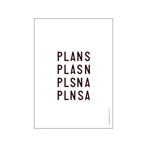 PLTY 50x70 cm Second Thoughts Change of Plans Poster