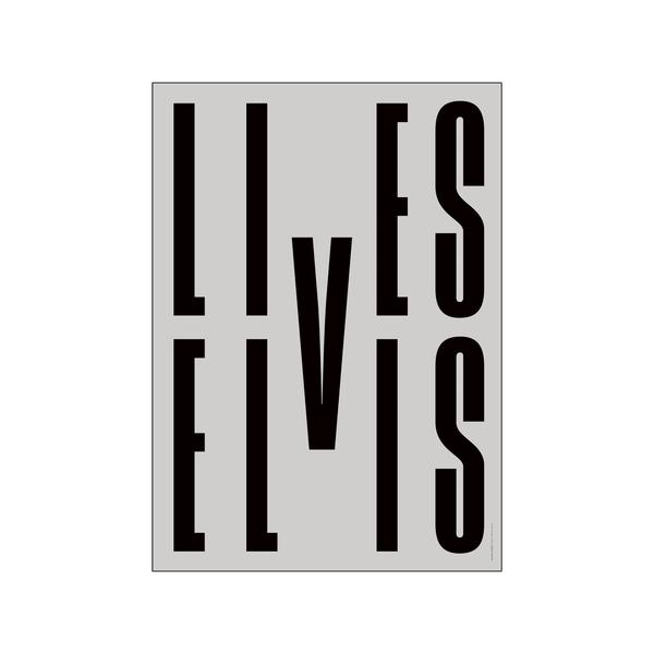 PLTY 70x100 cm Second Thoughts Elvis Lives Poster