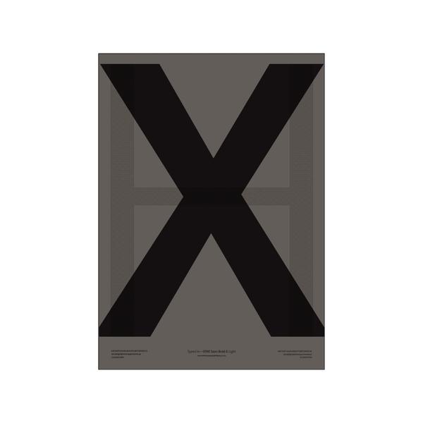 PLTY A3 In Love with Typography HX Poster