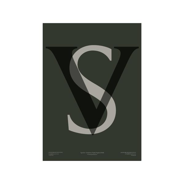 PLTY 50x70 cm In Love with Typography SV Poster
