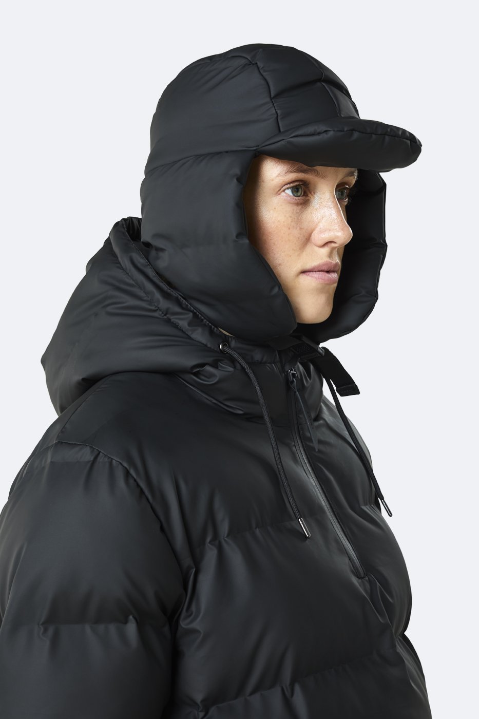 rains puffer hat