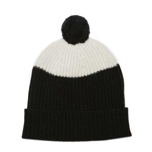Trouva: Black And White Pom Hat