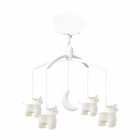 Trousselier Ivory Musical Mobile with Sheep