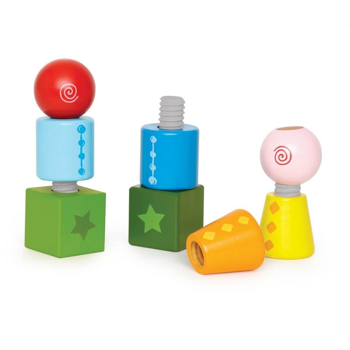 Hape Stack and colla Building Blocks Game