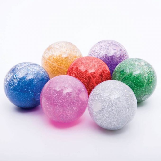 TickiT Set of 7 Small Glitter Sensory Balls