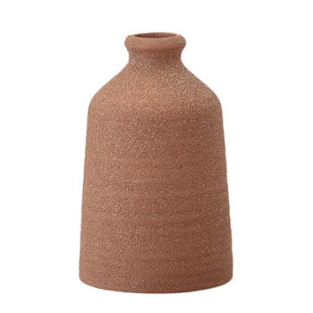Bloomingville Vase 8xH13 cm Made of Terracotta Coloured Ceramic