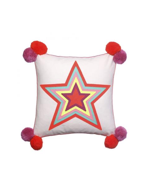 Bombay Duck What A Star Embroidered Cushion