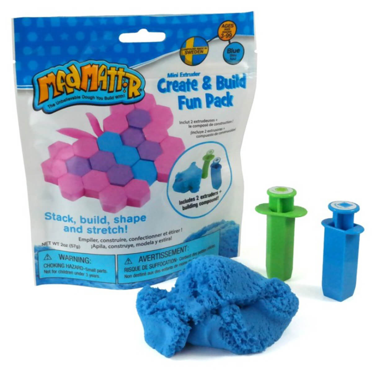 Relevant Play Blue Mad Mattr Magic Sand with Mini Mold Kit