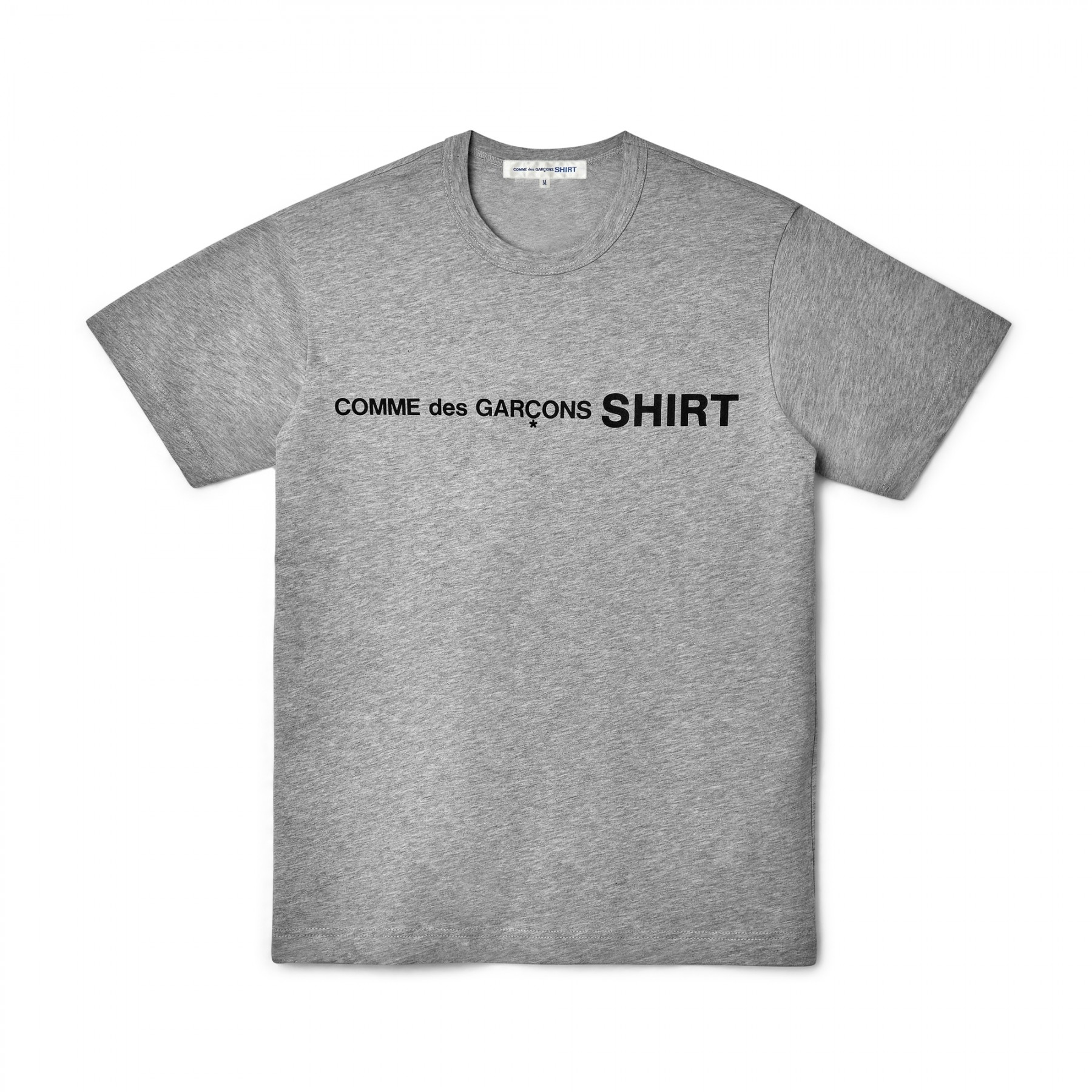 Comme Des Garcons Grey Men's Knitted S/s T-Shirt W28116