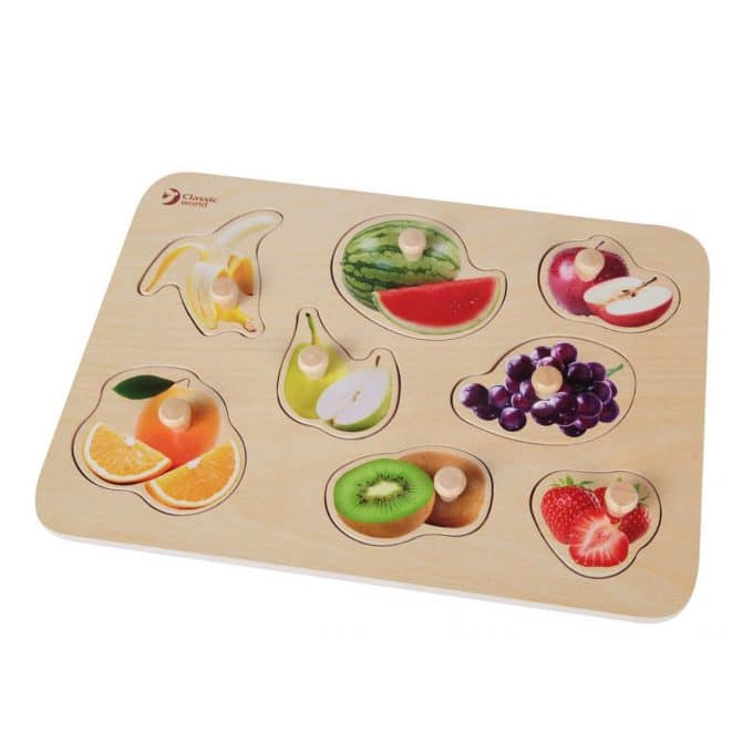 Classic World Wooden Fruit Puzzle
