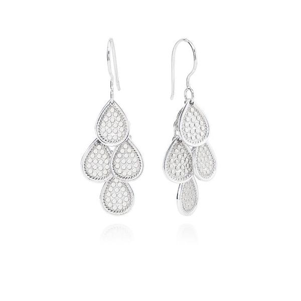 Anna Beck Chandelier Dotted Earrings Sterling Silver