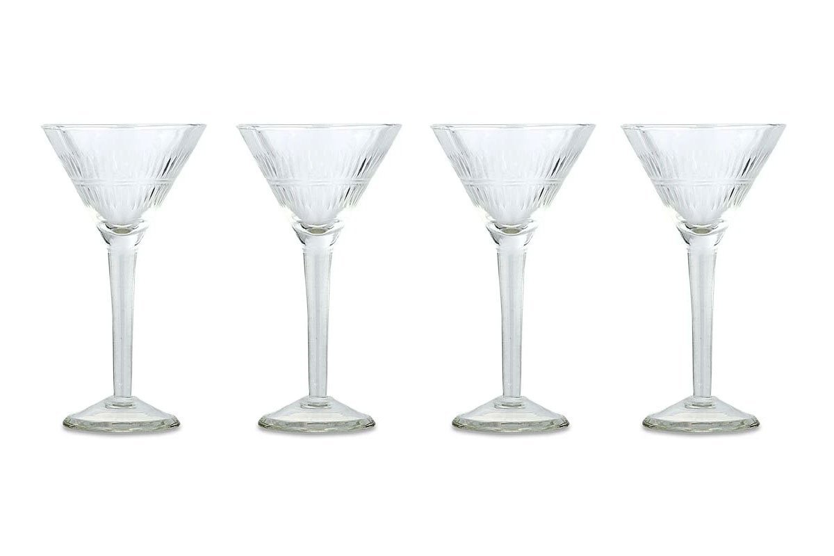 Nkuku Set of 4 Clear Mila Cocktail Glass