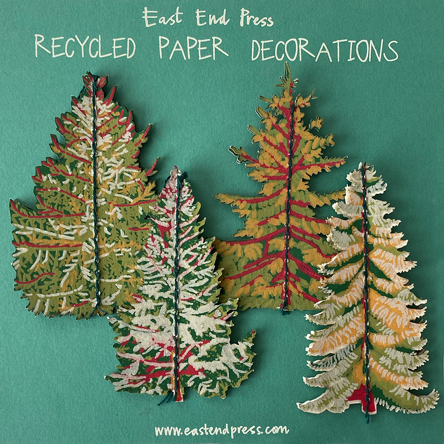 East End Press Forest Recycled Paper Decorations