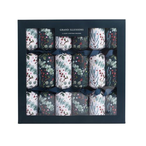 Grand Illusions Floral Christmas Crackers