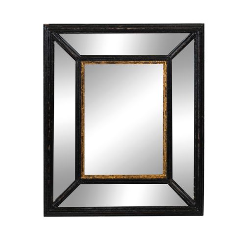 Grand Illusions Black Mirror Vintage Photo Frame