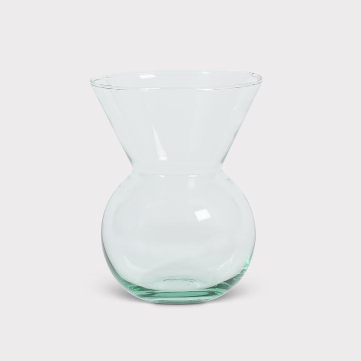 Urban Nature Culture Small Geometric Flower Vase Recycled Glass by Mieke Cuppen 