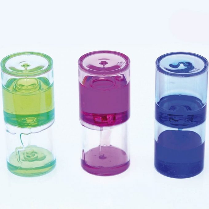 TickiT Set of 3 Slow Liquid Sensory Cylinders
