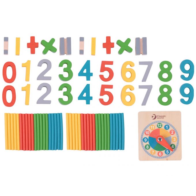 Classic World Wooden Learn Maths Game