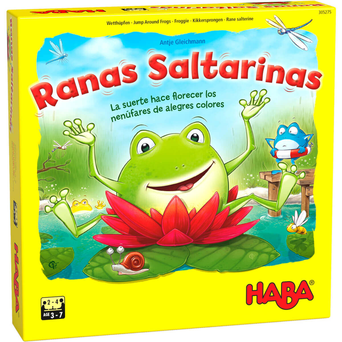 Haba Jumping Frogs Board Game