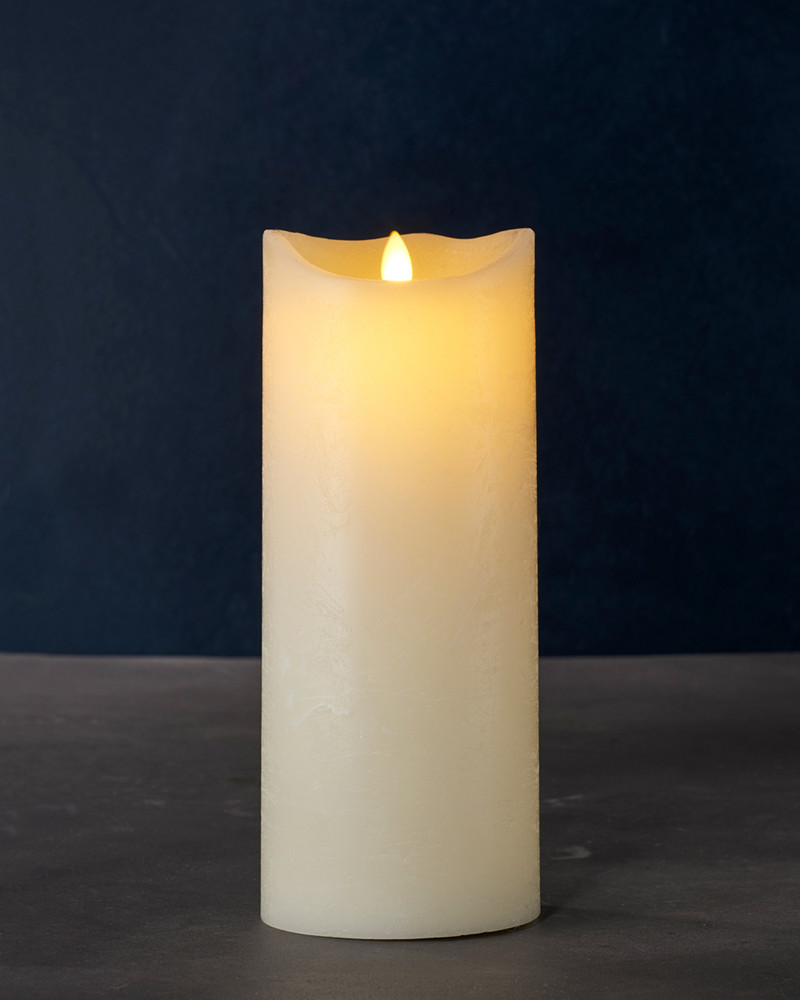 Sirius 25cm Almond Sara LED Candle