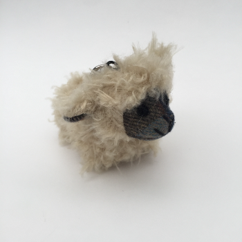 Key Ring - Plaid Mackenzie Sheep 