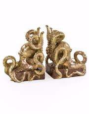 MOR Interiors Gold Octopus Bookends