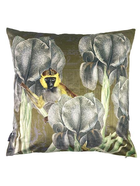 Vanilla Fly Antique Ape Velvet Cushion Cover