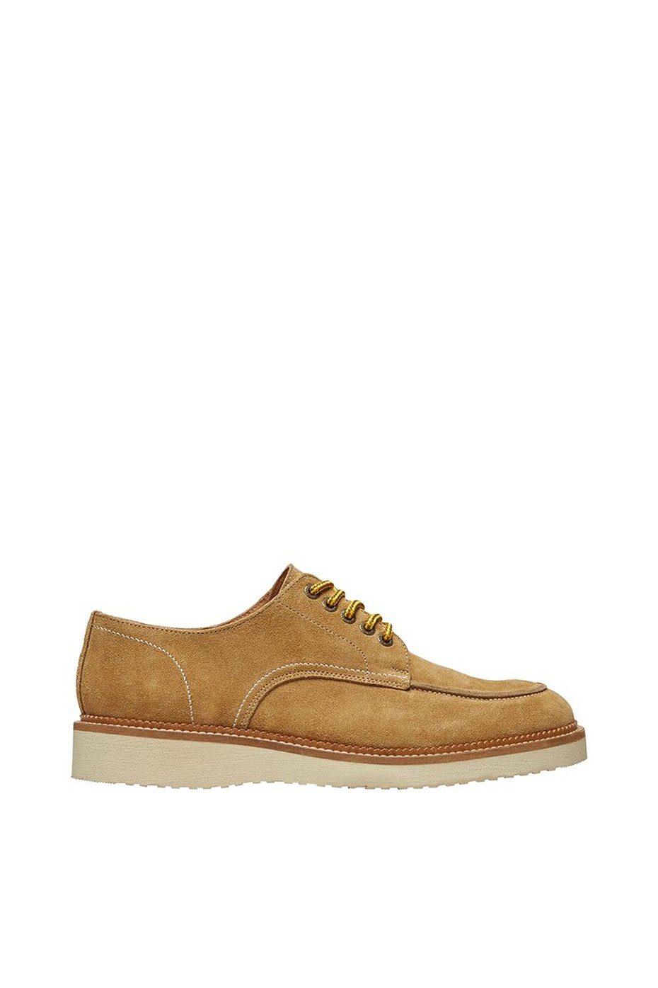 Selected Homme SELECTED HOMME BROWN SUEDE TEO MOC SHOE
