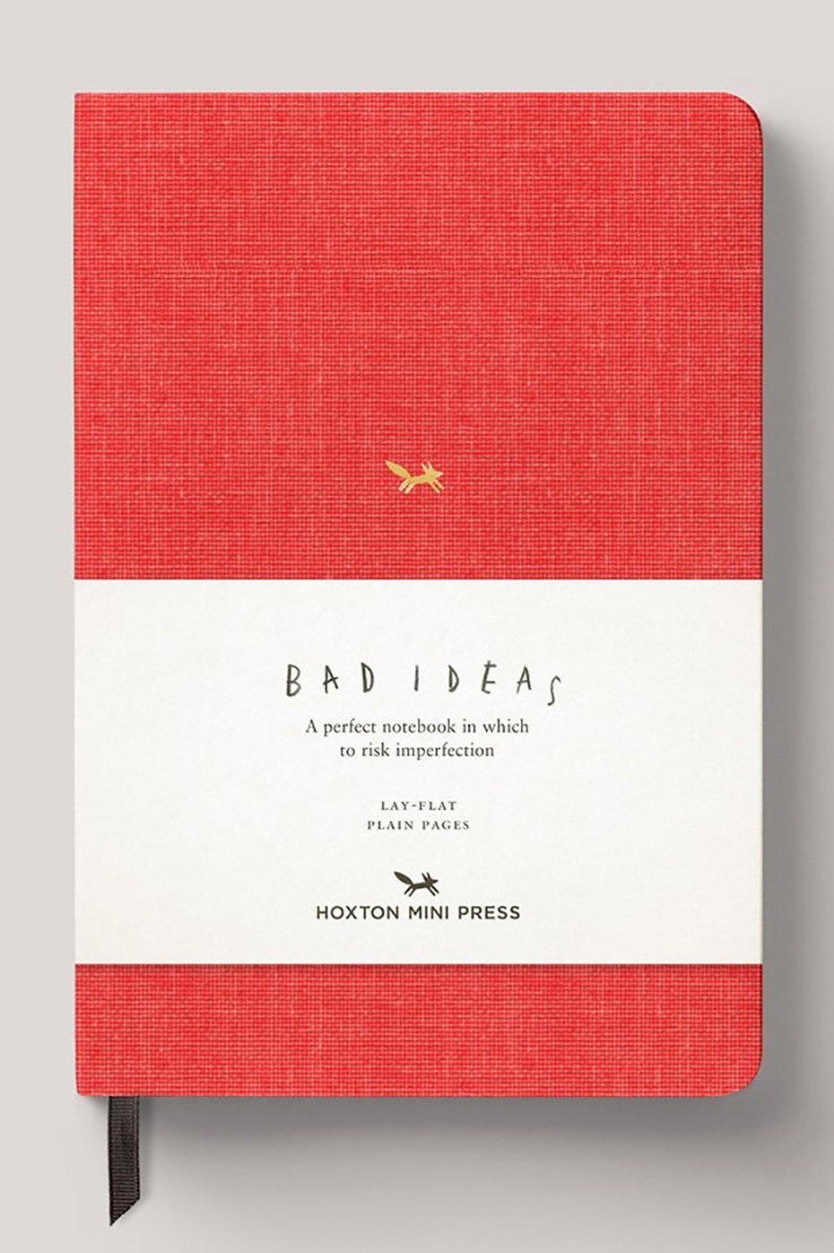 Hoxton Mini Press HOXTON MINI PRESS A NOTEBOOK FOR BAD IDEAS RED WITH PLAIN PAGES