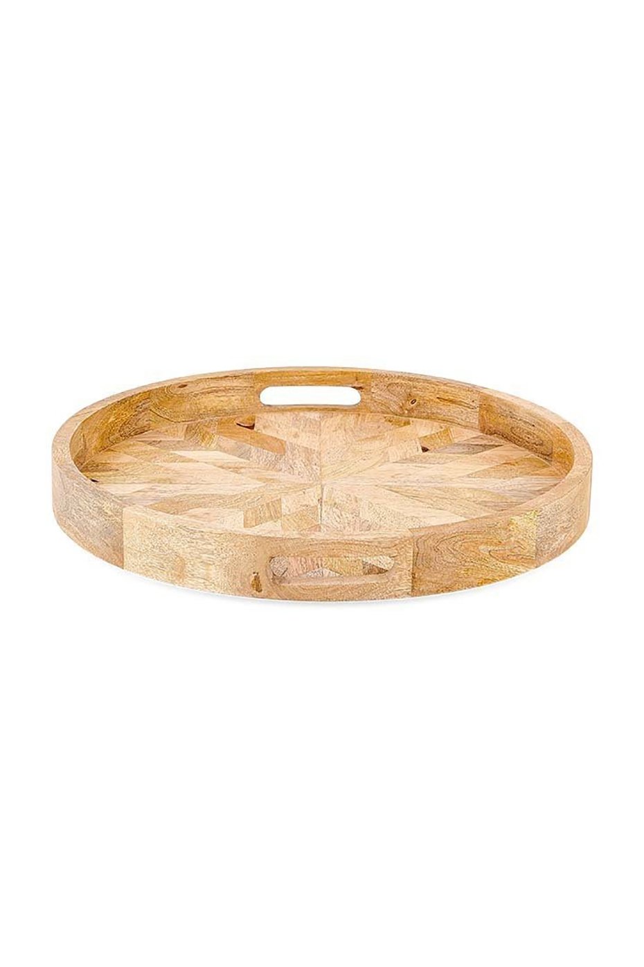 Mango Wood Pawi Round Tray