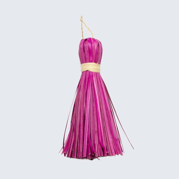 Uganda Craft Collection Decorative Tassel Pink