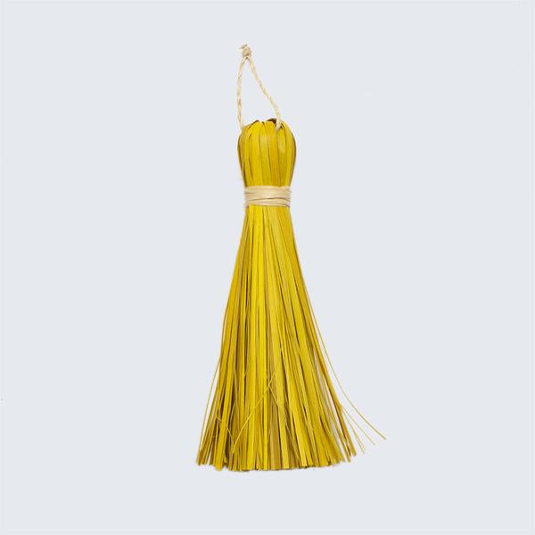 Uganda Craft Collection Decorative Tassel Yellow