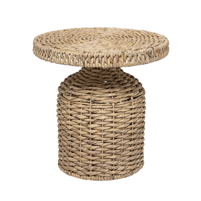 Bloomingville Round Side Table Ø47x H47 Cm in Natural Rattan