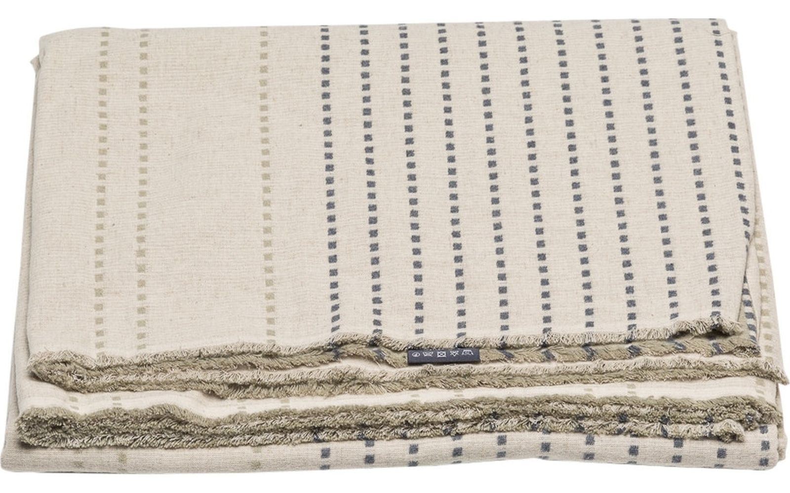 David Fussenegger Lino Blanket with Linen Box Sage