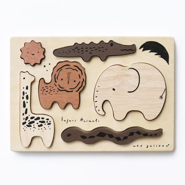 Wooden Puzzle Safari Animals