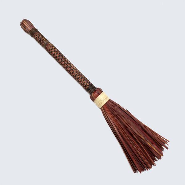 Ugandan Raffia Broom Brush Brown Natural Band