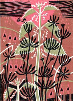 Clare Curtis Nettles and Cleavers print