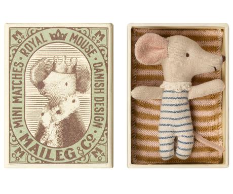 Maileg Baby Boy Mouse in the Matchbox