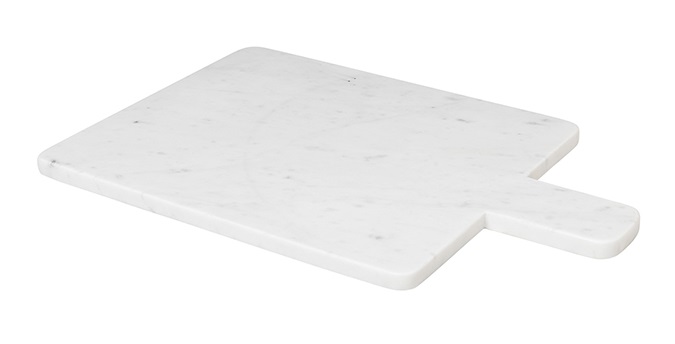 Broste Copenhagen Marble Adam Chopping Board Large White